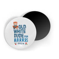 Old White Dude For Kamala Harris President 2024 Magnet