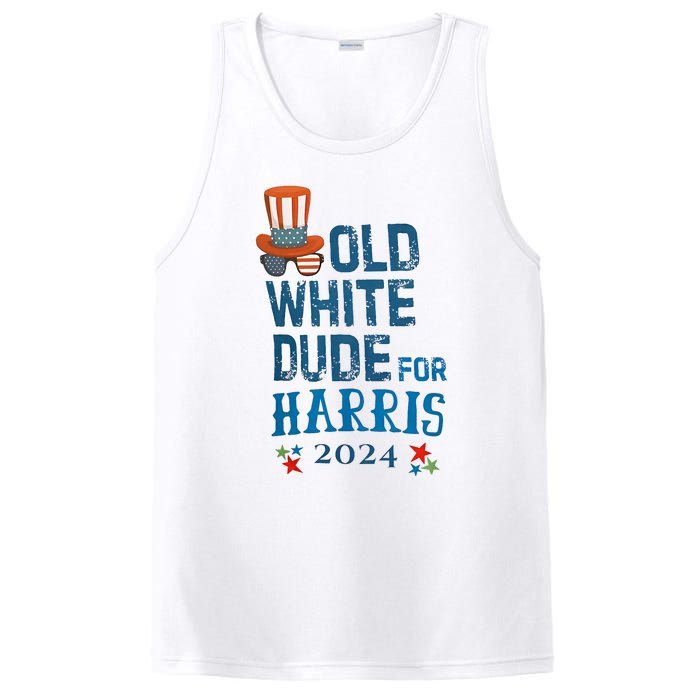 Old White Dude For Kamala Harris President 2024 PosiCharge Competitor Tank