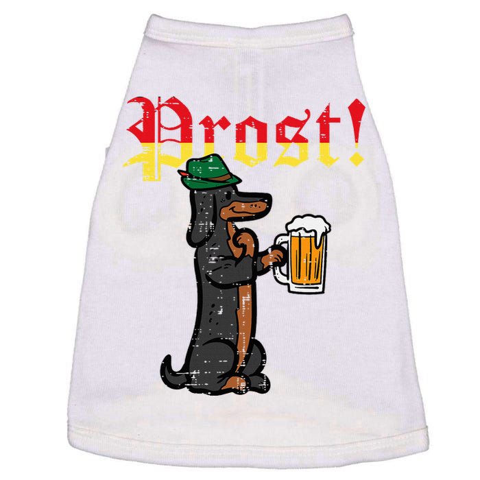 Oktoberfest Wiener Dog Prost German Costume Doggie Tank