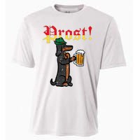 Oktoberfest Wiener Dog Prost German Costume Cooling Performance Crew T-Shirt