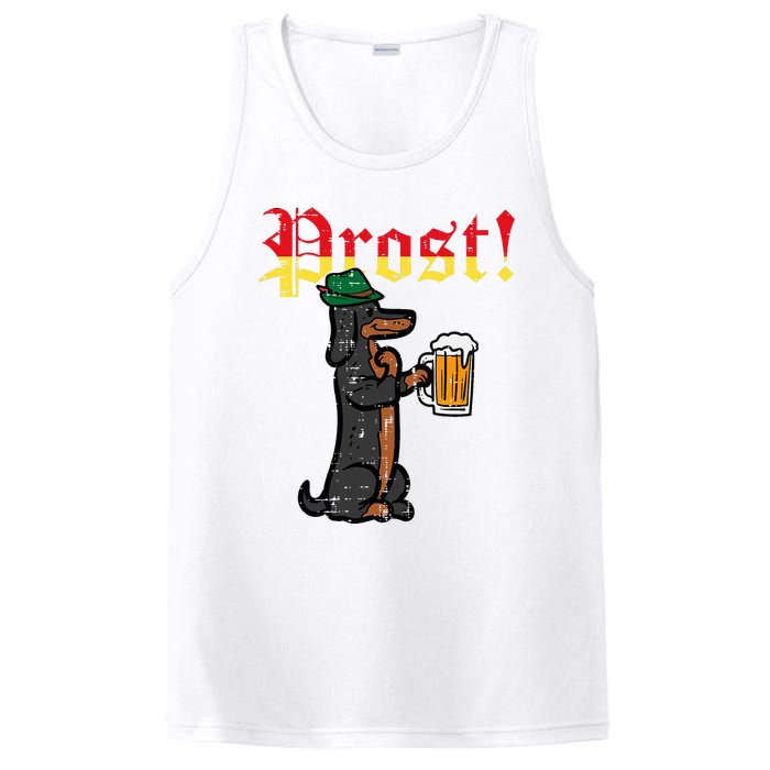 Oktoberfest Wiener Dog Prost German Costume PosiCharge Competitor Tank