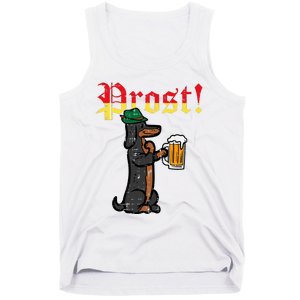 Oktoberfest Wiener Dog Prost German Costume Tank Top