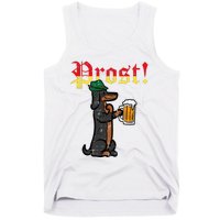 Oktoberfest Wiener Dog Prost German Costume Tank Top