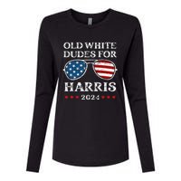 Old White Dudes For Harris Sunglasses Dad Papa For Kamala Womens Cotton Relaxed Long Sleeve T-Shirt