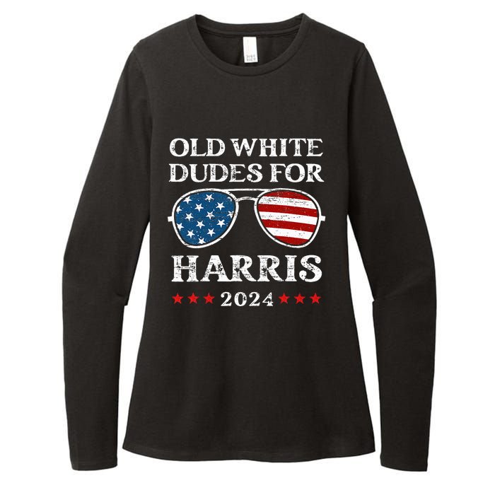 Old White Dudes For Harris Sunglasses Dad Papa For Kamala Womens CVC Long Sleeve Shirt