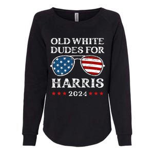 Old White Dudes For Harris Sunglasses Dad Papa For Kamala Womens California Wash Sweatshirt