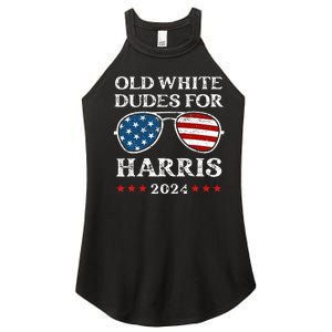 Old White Dudes For Harris Sunglasses Dad Papa For Kamala Women's Perfect Tri Rocker Tank