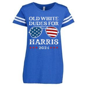 Old White Dudes For Harris Sunglasses Dad Papa For Kamala Enza Ladies Jersey Football T-Shirt