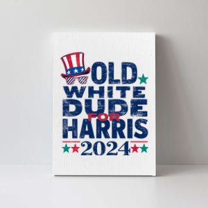 Old White Dude For Kamala Harris First Female President Canvas