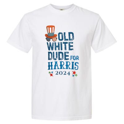 Old White Dude For Kamalaharris President 2024 Garment-Dyed Heavyweight T-Shirt