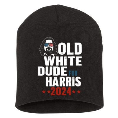 Old White Dudes For Kamala Harris Sunglasses Usa Man Short Acrylic Beanie