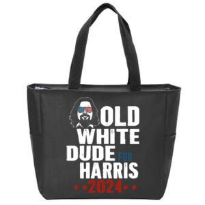 Old White Dudes For Kamala Harris Sunglasses Usa Man Zip Tote Bag