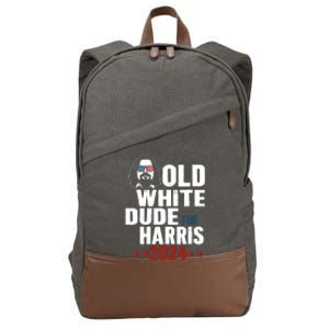 Old White Dudes For Kamala Harris Sunglasses Usa Man Cotton Canvas Backpack