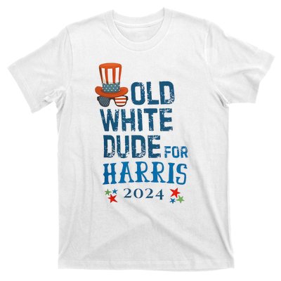 Old White Dude For Kamala Harris President 2024 T-Shirt