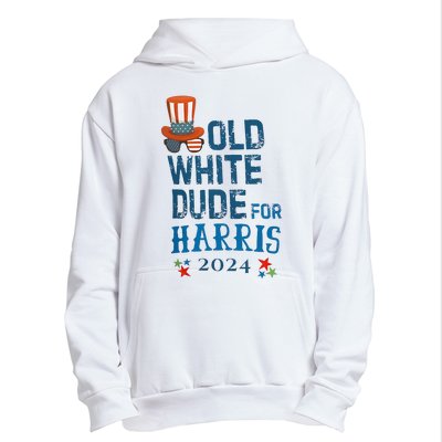 Old White Dude For Kamala Harris President 2024 Urban Pullover Hoodie