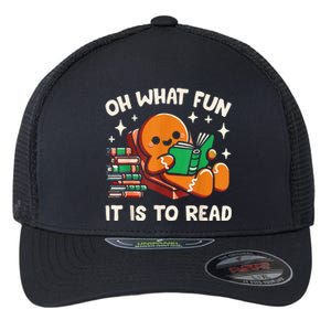 Oh What Fun It Is To Read Christmas Teacher Librarian Books  Flexfit Unipanel Trucker Cap