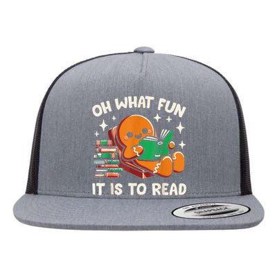 Oh What Fun It Is To Read Christmas Teacher Librarian Books  Flat Bill Trucker Hat