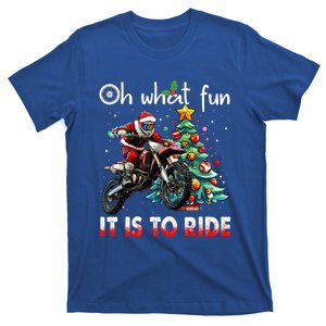 Oh What Fun It Is To Ride Motocross Christmas T-Shirt