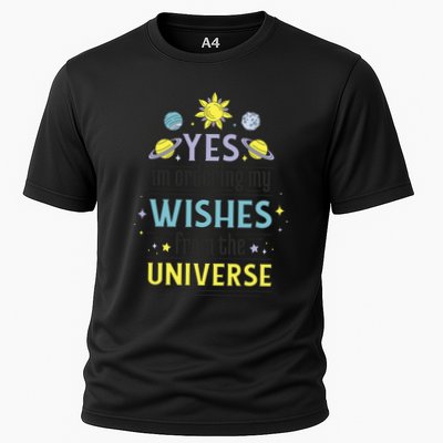 Ordering Wishes From The Universe Performance Shirt