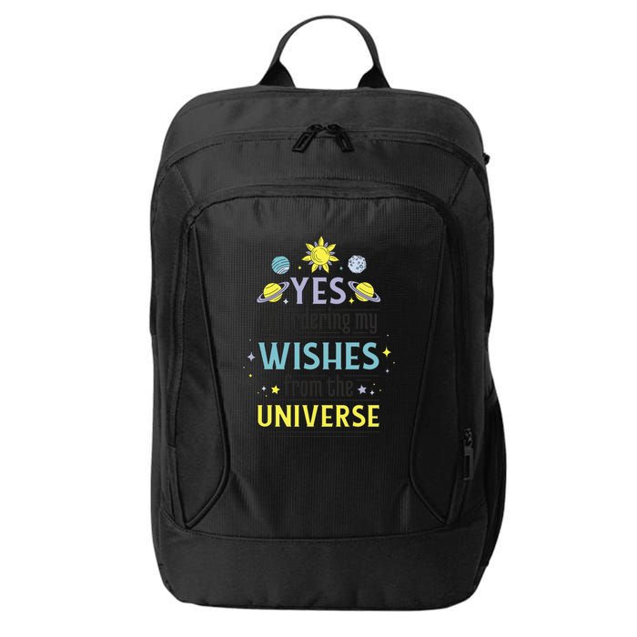Ordering Wishes From The Universe City Backpack