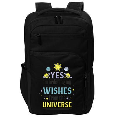 Ordering Wishes From The Universe Impact Tech Backpack