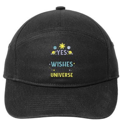 Ordering Wishes From The Universe 7-Panel Snapback Hat