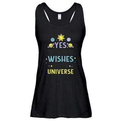Ordering Wishes From The Universe Ladies Essential Flowy Tank