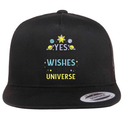 Ordering Wishes From The Universe Flatbill Hat