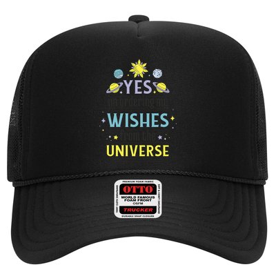 Ordering Wishes From The Universe Trucker Hat