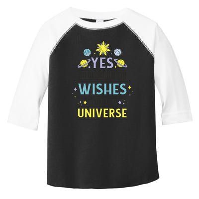 Ordering Wishes From The Universe Toddler Fine Jersey T-Shirt