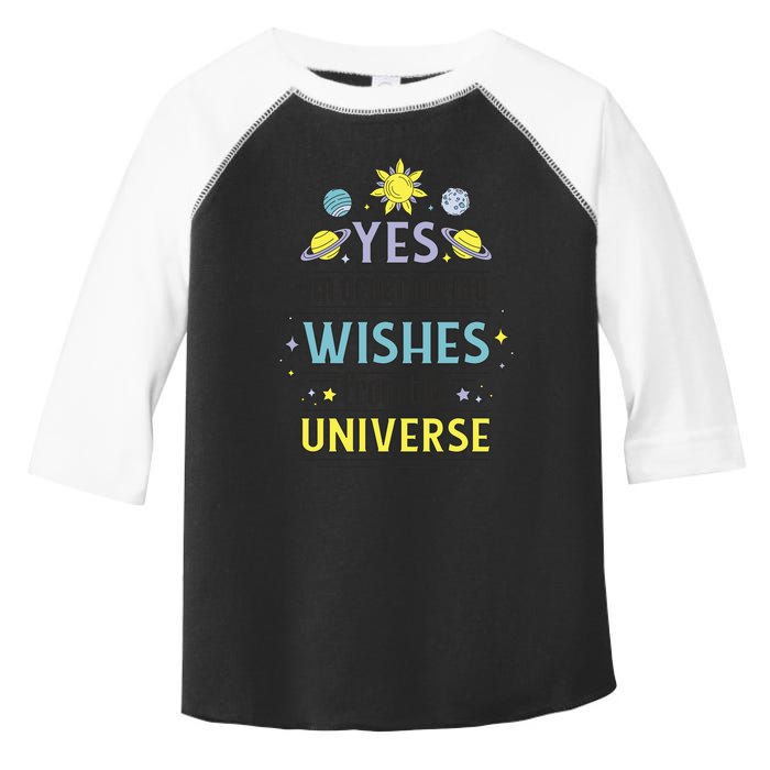 Ordering Wishes From The Universe Toddler Fine Jersey T-Shirt
