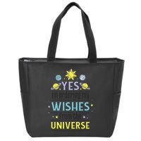 Ordering Wishes From The Universe Zip Tote Bag