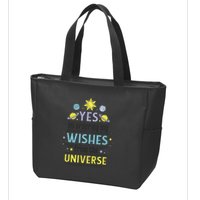 Ordering Wishes From The Universe Zip Tote Bag