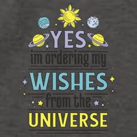 Ordering Wishes From The Universe Vector Backpack