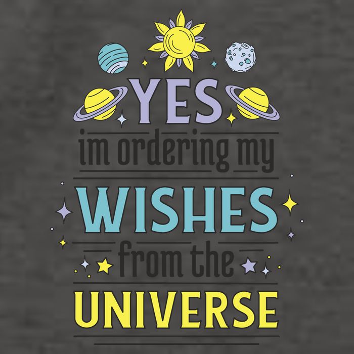 Ordering Wishes From The Universe Vector Backpack