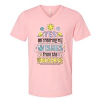 Ordering Wishes From The Universe V-Neck T-Shirt