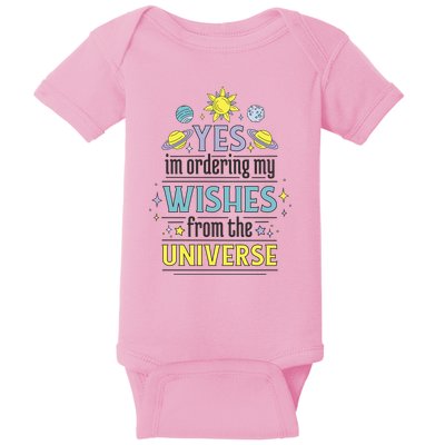 Ordering Wishes From The Universe Baby Bodysuit
