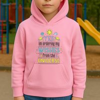 Ordering Wishes From The Universe Kids Hoodie