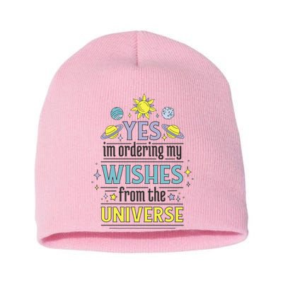 Ordering Wishes From The Universe Short Acrylic Beanie