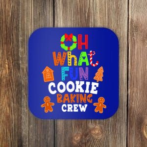 Oh What Fun For Cookie Baking Crew Family Christmas Matching Meaningful Gift Coaster