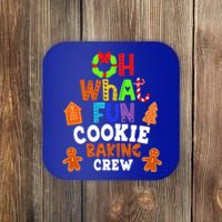 Oh What Fun For Cookie Baking Crew Family Christmas Matching Meaningful Gift Coaster