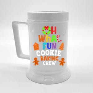 Oh What Fun For Cookie Baking Crew Family Christmas Matching Meaningful Gift Beer Stein