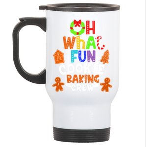 Oh What Fun For Cookie Baking Crew Family Christmas Matching Meaningful Gift Stainless Steel Travel Mug