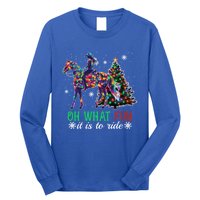 Oh What Fun It Is To Ride Christmas Horse Gift Long Sleeve Shirt