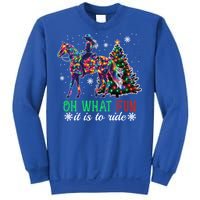 Oh What Fun It Is To Ride Christmas Horse Gift Sweatshirt