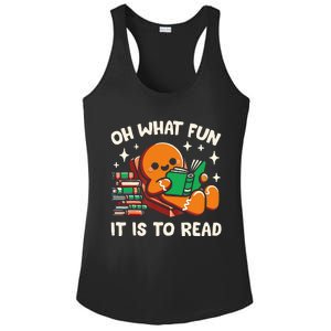 Oh What Fun It Is To Read Christmas Teacher Librarian Books  Ladies PosiCharge Competitor Racerback Tank