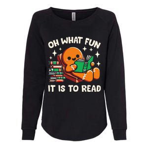 Oh What Fun It Is To Read Christmas Teacher Librarian Books  Womens California Wash Sweatshirt