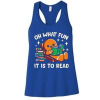 Oh What Fun It Is To Read Christmas Teacher Librarian Books  Women's Racerback Tank