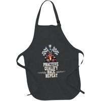 Open Wheel Formula Racing Car Practice Qualify Race Repeat Apron