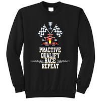 Open Wheel Formula Racing Car Practice Qualify Race Repeat Sweatshirt